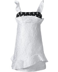 MSGM Lace Detail Structured Dress