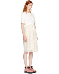 See by Chloe See By Chlo White Lace And Cotton Dress