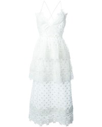 Self-Portrait Ivy Lace Trim Dress