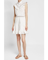 Zimmermann Tulsi Cotton Mini Dress With Lace