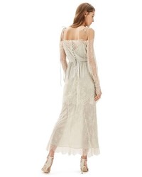 Topshop Bride Bardot Lace Off The Shoulder Gown