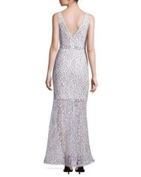 Nicholas French Lace Deep V Gown