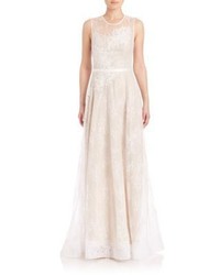 nha khanh Lace A Line Gown