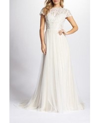TI ADORA BY ALLISON WEBB Lace Tulle A Line Gown