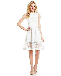 French Connection Beau Lace Fit And Flare Dress