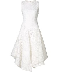 Christian Siriano Flared Lace Gown Dress