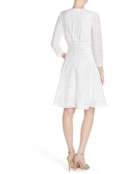 Eliza J Lace Fit Flare Dress