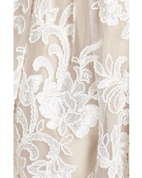 Alice + Olivia Ladonna Lace Fit Flare Dress Size 2 White