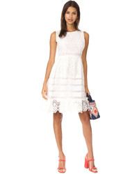 Cupcakes And Cashmere Summers Lace Fit And Flare Dress