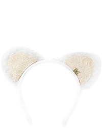 Maison Michel Heidi Lace Cat Ears Headband
