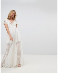 Free People Chleo Embroidered Maxi Jumpsuit