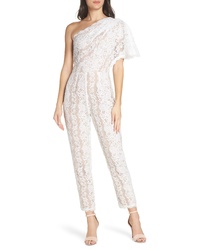 Harlyn One Shoulder Lace Jumpsuit