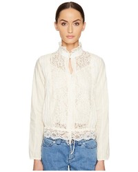 See by Chloe Lace Front Blouse Blouse