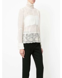 Ann Demeulemeester Lace Panelled Top