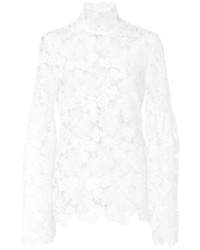 Macgraw White Lace Bell Top