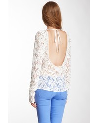 Pencey Silk Lined Lace Blouse