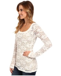 Roper 9390 Allover Stretch Lace Ls Tee