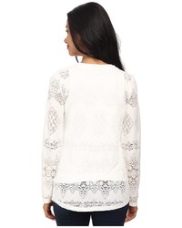 True Grit Dylan By Lariat Lace Long Sleeve Tee