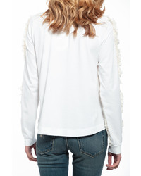 See by Chloe See By Chlo Lace Sleeve Top