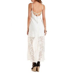 Charlotte Russe All Over Lace Maxi Dress