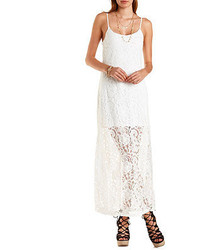 Charlotte Russe All Over Lace Maxi Dress