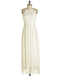 Coconinno With Style And Lace Dress In Ivory