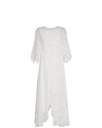 Chloé Lace Asymmetric Maxi Dress