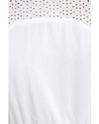 Olive Oak Haven White Lace Halter Maxi Dress