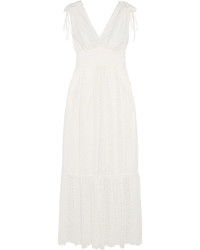 Temperley London Prairie Guipure Lace Maxi Dress White