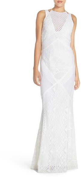 french connection white lace dress
