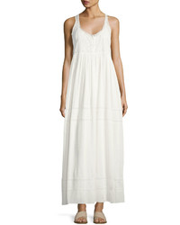 Current/Elliott The Lace Cotton Maxi Dress White