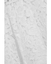 Michael Kors Michl Kors Collection Cotton Blend Corded Lace Dress White