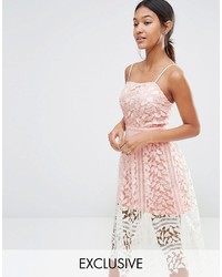 Boohoo Premium Lace Cami Midi Dress
