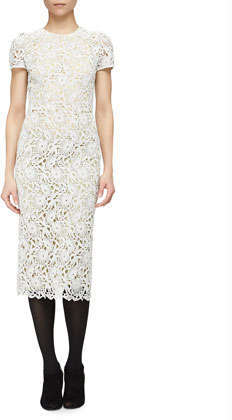 burberry white lace dress