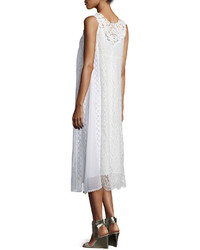 Nanette Lepore Sleeveless Lace A Line Midi Dress