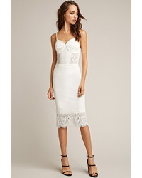 Forever 21 Tiger Mist One Love Lace Midi Dress
