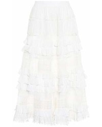 Zimmermann Corsair Cotton Midi Skirt