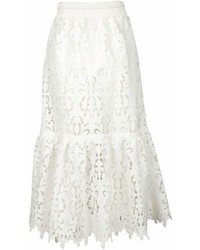 See by Chloe See By Chlo Lace Midi Skirt