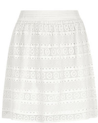 Dorothy Perkins Ivory Lace Skirt