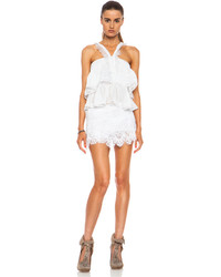 Isabel Marant Molly Nylon Skirt In White
