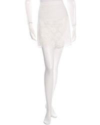 See by Chloe See By Chlo Lace Paneled Mini Skirt