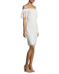Laundry by Shelli Segal Off The Shoulder Lace Dress