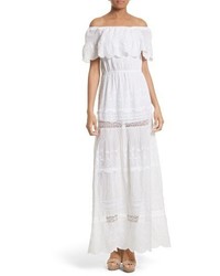 Alice + Olivia Pansy Off The Shoulder Maxi Dress