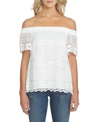 1 STATE 1state Off The Shoulder Lace Blouse