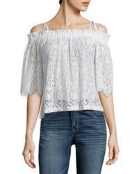 i jeans by Buffalo Lace Off Shoulder Top