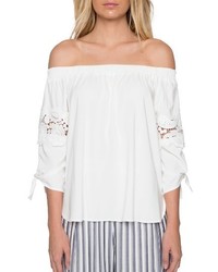 Willow & Clay Lace Off The Shoulder Blouse