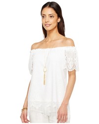 Lilly Pulitzer Marble Lace Top Clothing