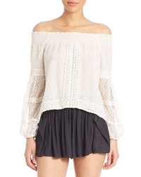 Ramy Brook Vita Off The Shoulder Lace Top