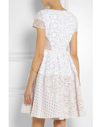 No.21 No 21 Annetta Lace Broderie Anglaise And Embroidered Dress