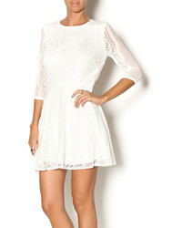 Lucy Paris White Lace Dress